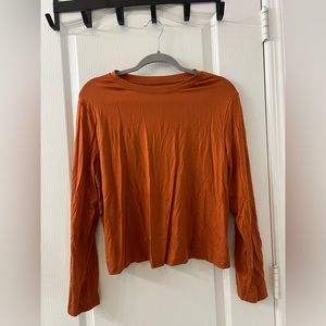 A New Day Orange Long Sleeve Shirt